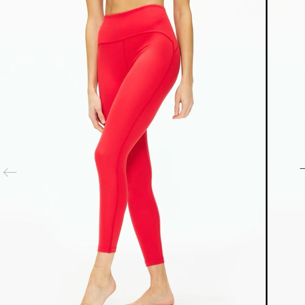 ❤️ Beyond Yoga High-Waisted Leggings | Red | Size Small ❤️ - Picture 2 of 5